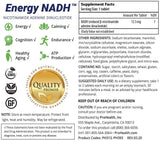 Energy NADH Nicotinamide Adenine Dinucleotide - 12.5 mg, 30 tablets