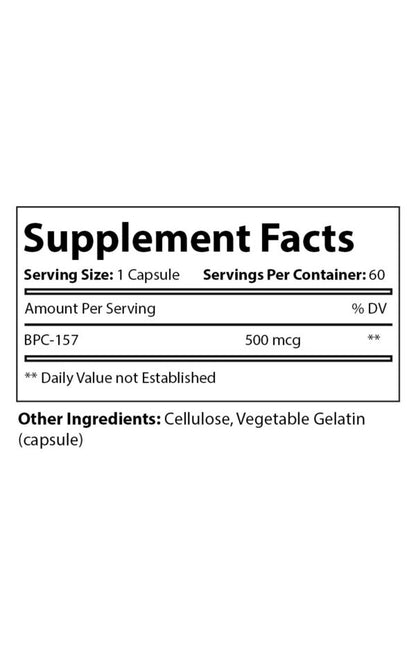bpc 157 (Body Protection Compound)(60 CAPSULES) - B. Health