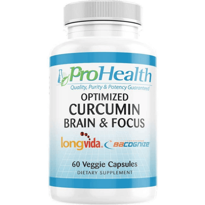 Optimized Curcumin Brain And Focus® - ProHealth - B. Health Shop